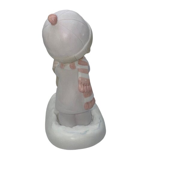 Precious Moments Christmastime Is For Sharing Figurine #630084 Collectible 1983 - Picture 3 of 5